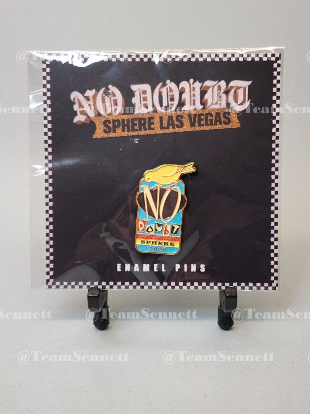 No Doubt Enamel Pin / Yellow Bird / Sphere Las Vegas Residency 2026